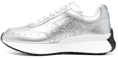 (Women) Alexander McQueen Sprint Runner 'Silver' 711104-W4SL4-8462 Buy (Women) Alexander McQueen Sprint Runner 'Silver' 711104-W4SL4-8462