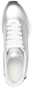 Alexander McQueen 亞歷山大麥昆 Sprint Runner 系帶 防滑 低幫 運動休閒鞋 銀色 Shop Alexander McQueen 亞歷山大麥昆 Sprint Runner 系帶 防滑 低幫 運動休閒鞋 銀色