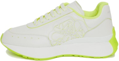(Women) Alexander McQueen Sprint Runner 'White Acid Yellow' 718361-WIC9D-8954 (Women) Alexander McQueen Sprint Runner 'White Acid Yellow' 718361-WIC9D-8954