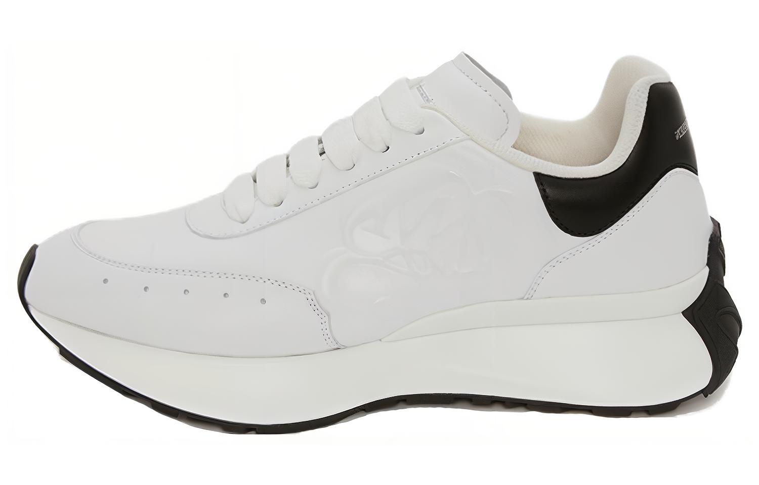 (Women) Alexander McQueen Sprint Runner 'White Black' 687995WIB6C9061