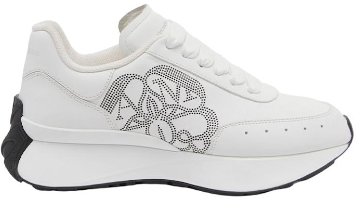 (W) Alexander McQueen Sprint Runner 'Blanco Negro' zapatillas. 755637WIDN89089 Order (W) Alexander McQueen Sprint Runner 'Blanco Negro' zapatillas. 755637WIDN89089