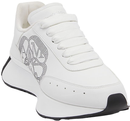 (W) Alexander McQueen Sprint Runner 'Blanco Negro' zapatillas. 755637WIDN89089 Lookbook (W) Alexander McQueen Sprint Runner 'Blanco Negro' zapatillas. 755637WIDN89089