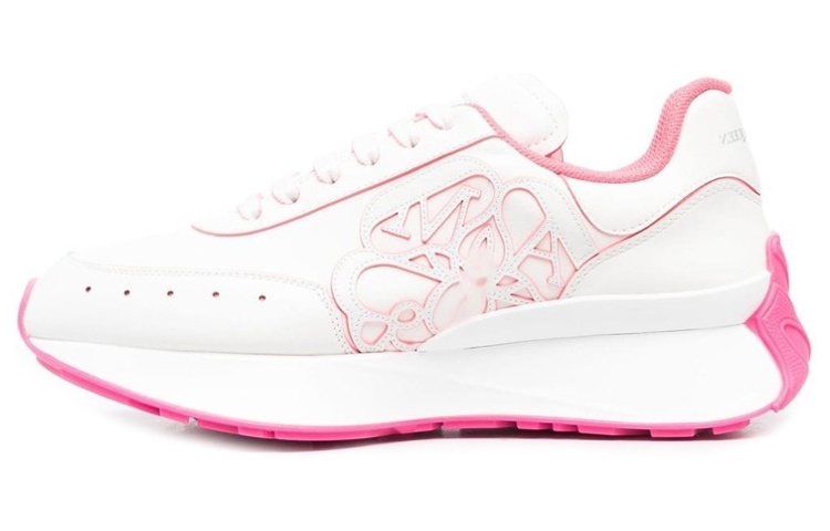 (Women) Alexander McQueen Sprint Runner 'White Bright Pink' 718361WIC9D8955