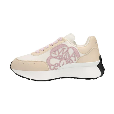 (W) Alexander McQueen Sprint RNNR 'White Calico Porcelain'