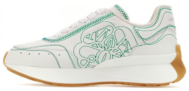 (W) Alexander McQueen Sprint Runner 'Putih Hijau' 742737WIDN19999 Buy (W) Alexander McQueen Sprint Runner 'Putih Hijau' 742737WIDN19999