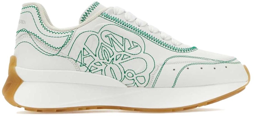 (W) 알렉산더 맥퀸 스프린트 러너 '화이트 그린' 742737WIDN19999 Order (W) 알렉산더 맥퀸 스프린트 러너 '화이트 그린' 742737WIDN19999