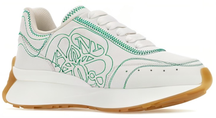 (W) 알렉산더 맥퀸 스프린트 러너 '화이트 그린' 742737WIDN19999 Lookbook (W) 알렉산더 맥퀸 스프린트 러너 '화이트 그린' 742737WIDN19999