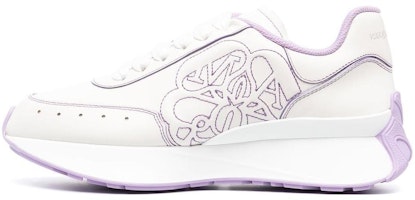 (Women) Alexander McQueen Sprint Runner 'White Lilac' 687995WIC9K8888 (Women) Alexander McQueen Sprint Runner 'White Lilac' 687995WIC9K8888