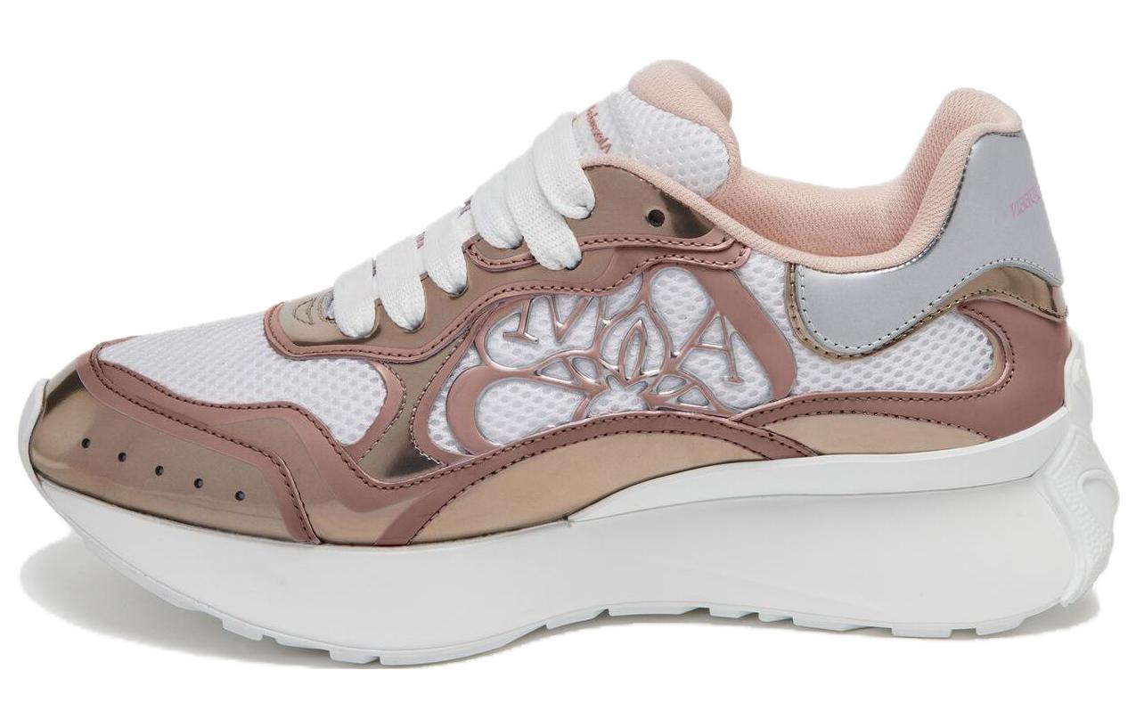(Women) Alexander McQueen Sprint Runner 'White Pink' 757485W4WN88724