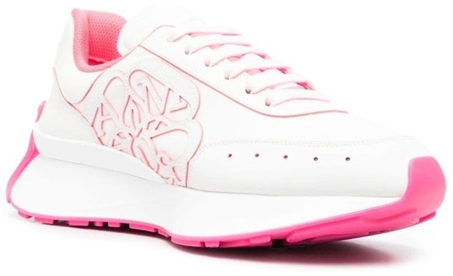 (Women) Alexander McQueen Sprint Runner 'White Bright Pink' 718361WIC9D8955 Order (Women) Alexander McQueen Sprint Runner 'White Bright Pink' 718361WIC9D8955