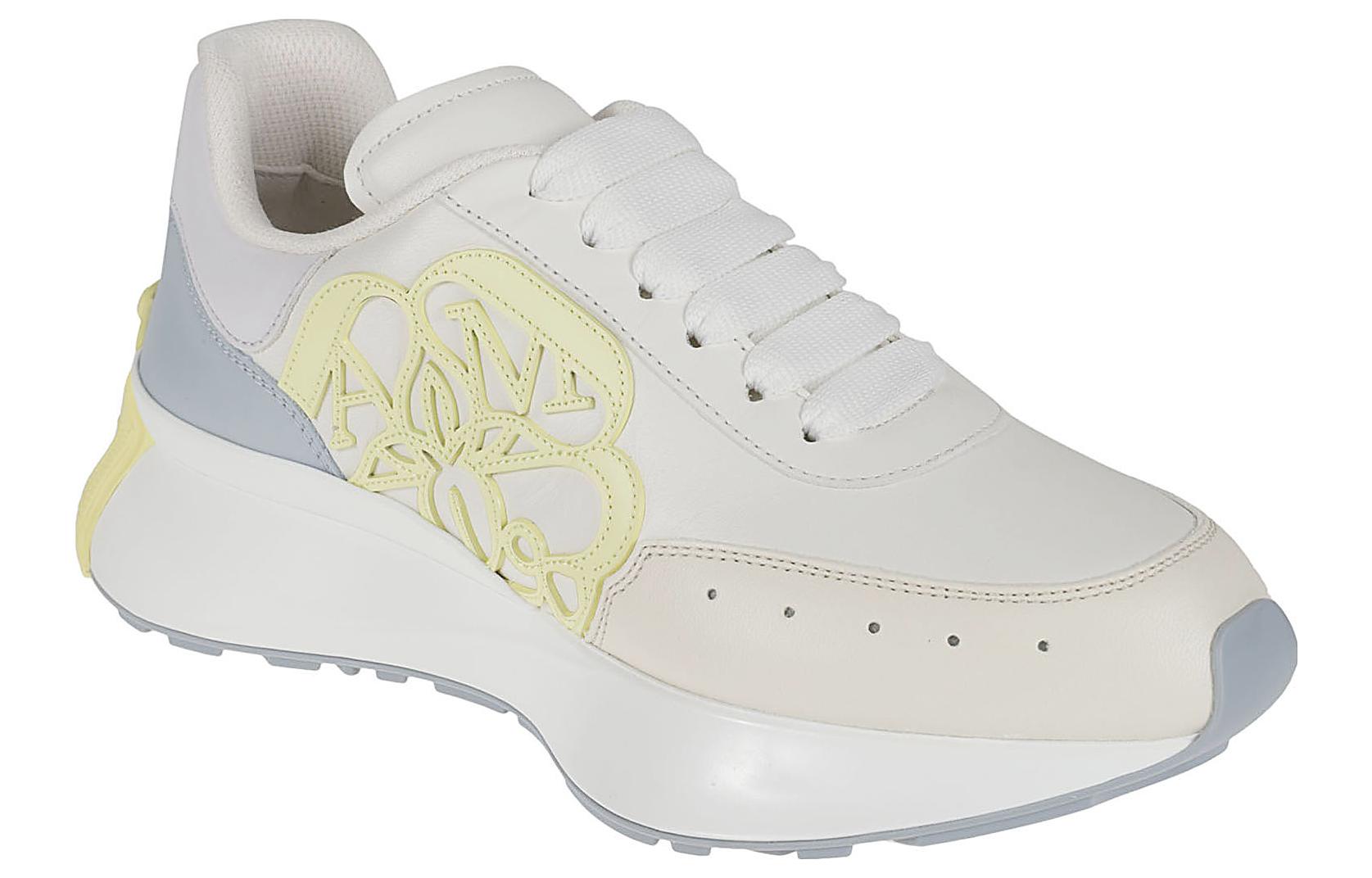 Lookbook (W) Alexander McQueen Sprint Runner ''Bianco Giallo'' 719166WIC9L8890