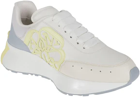 Lookbook Alexander McQueen 亞歷山大麥昆 Sprint Runner 皮革 時尚繫帶 低幫 運動休閒鞋 女款 白黃色