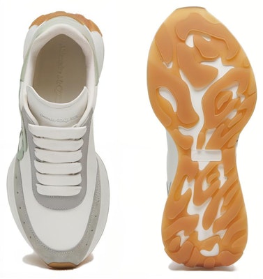 (W) Alexander McQueen Sprint Runner Abu 'Hijau' 719166WIDNB8722 Shop (W) Alexander McQueen Sprint Runner Abu 'Hijau' 719166WIDNB8722