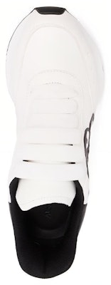 (Women) Alexander McQueen Sprint Runner Lace-Up Sneakers 'White Black' 691039WIC959061 Purchase (Women) Alexander McQueen Sprint Runner Lace-Up Sneakers 'White Black' 691039WIC959061