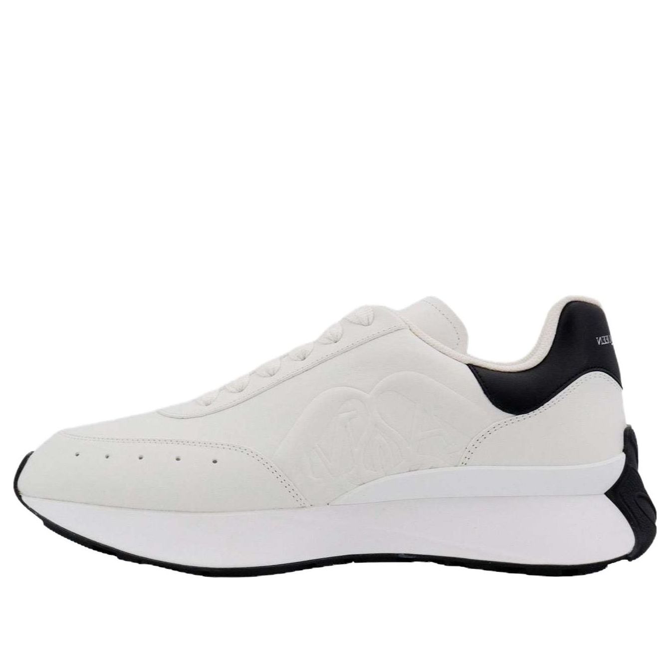 (Women) Alexander McQueen Sprint Runner Sneakers 'White Black' 782630WIDN59061