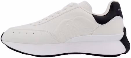 (Women) Alexander McQueen Sprint Runner Sneakers 'White Black' 782630WIDN59061 (Women) Alexander McQueen Sprint Runner Sneakers 'White Black' 782630WIDN59061