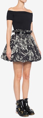 (W) 亚历山大·麦昆 SS21 黑色露肩弹力针织上衣毛衣. 585234-Q1AF1-1000 Purchase (W) 亚历山大·麦昆 SS21 黑色露肩弹力针织上衣毛衣. 585234-Q1AF1-1000