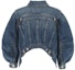 Lookbook (Women) Alexander McQueen SS21 Blue Denim Short Jacket with Multiple Pockets. 657828QMABC-4090