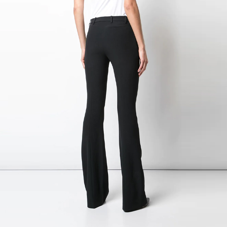 (Women) Alexander McQueen SS21 Slim Fit Solid Black Suit Trousers. 585076-QEAAA-1000 圖 4