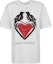 Buy (Women) Alexander McQueen SS21 White Cotton Tee with Multicolor Heart Print Design 668439-QZADP-0909