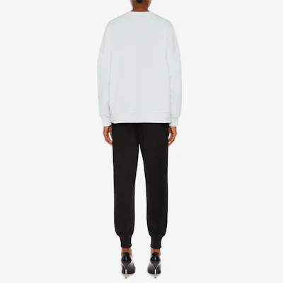 (W) Alexander McQueen SS21 白色字母印花長袖圓領衛衣 659990-QZADB-0900 Shop (W) Alexander McQueen SS21 白色字母印花長袖圓領衛衣 659990-QZADB-0900