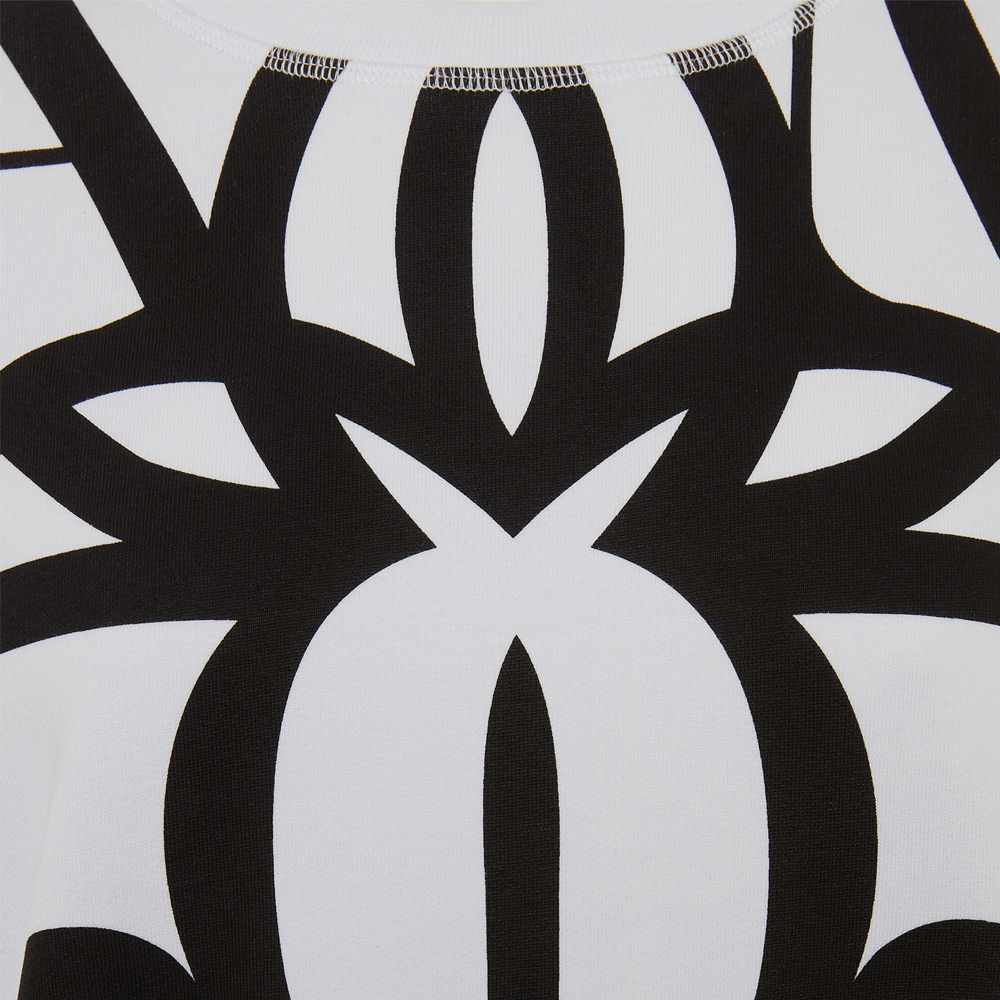 Sizing (W) Alexander McQueen SS21 白色字母印花長袖圓領衛衣 659990-QZADB-0900