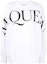 Buy (Women) Alexander McQueen SS22 Big Logo Print Crewneck Sweatshirt White 709082QZAGD0909