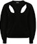 Buy (Women) Alexander McQueen SS22 Black Solid Color Cutout Sweatshirt 685567QLAA81000