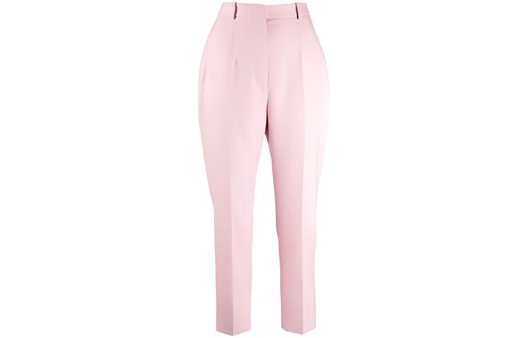 (Women) Alexander McQueen SS22  Pink Ankle-Length Tailored Pants 585809-QJACB-5072