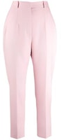 (Women) Alexander McQueen SS22 Pink Ankle-Length Tailored Pants 585809-QJACB-5072 (Women) Alexander McQueen SS22 Pink Ankle-Length Tailored Pants 585809-QJACB-5072