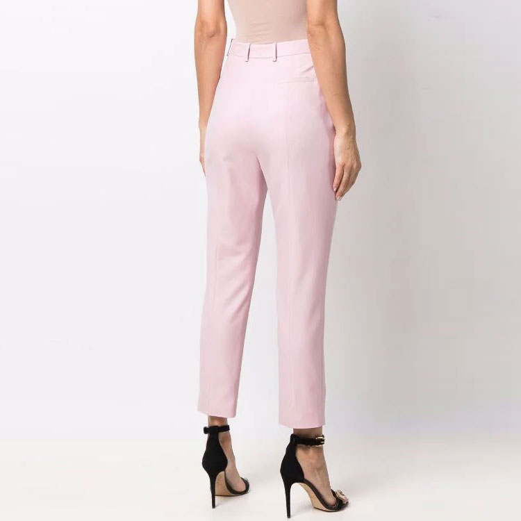 Purchase (W) Alexander McQueen SS22 Pantalones Rosas Ajustados a la Altura del Tobillo 585809-QJACB-5072