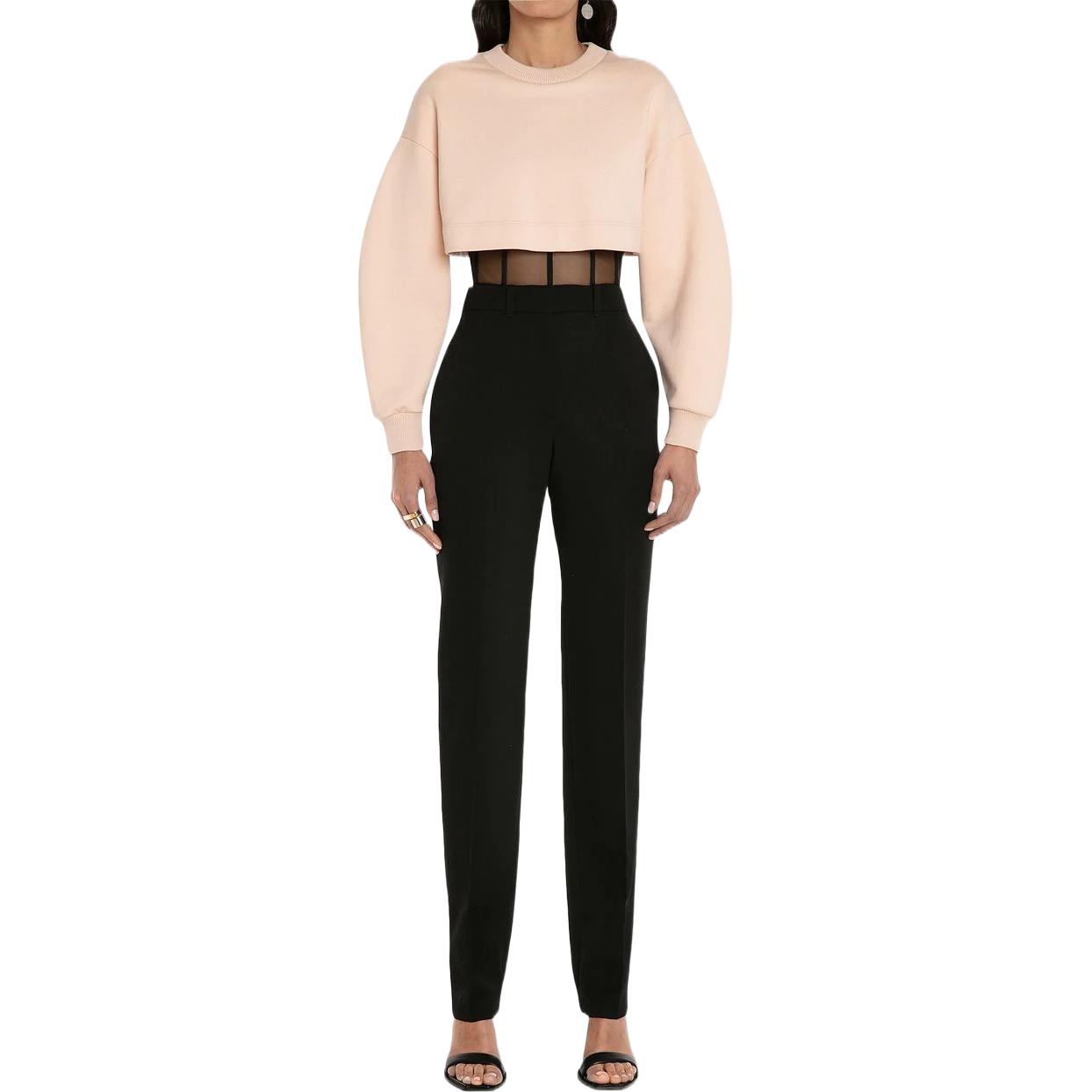 Lookbook (Women) Alexander McQueen SS22 Nude Sweatshirt  Casual Wear 702319-QLABG-9066