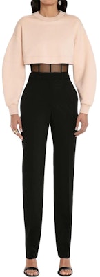 (Women) Alexander McQueen SS22 Nude Sweatshirt Casual Wear 702319-QLABG-9066 Lookbook (Women) Alexander McQueen SS22 Nude Sweatshirt Casual Wear 702319-QLABG-9066