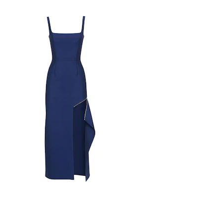 (Women) Alexander McQueen SS23 Asymmetric Pullover Long Slip Dress 757633-QJABD-1156