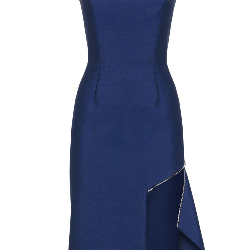 Sizing (Women) Alexander McQueen SS23  Asymmetric Pullover Long Slip Dress 757633-QJABD-1156