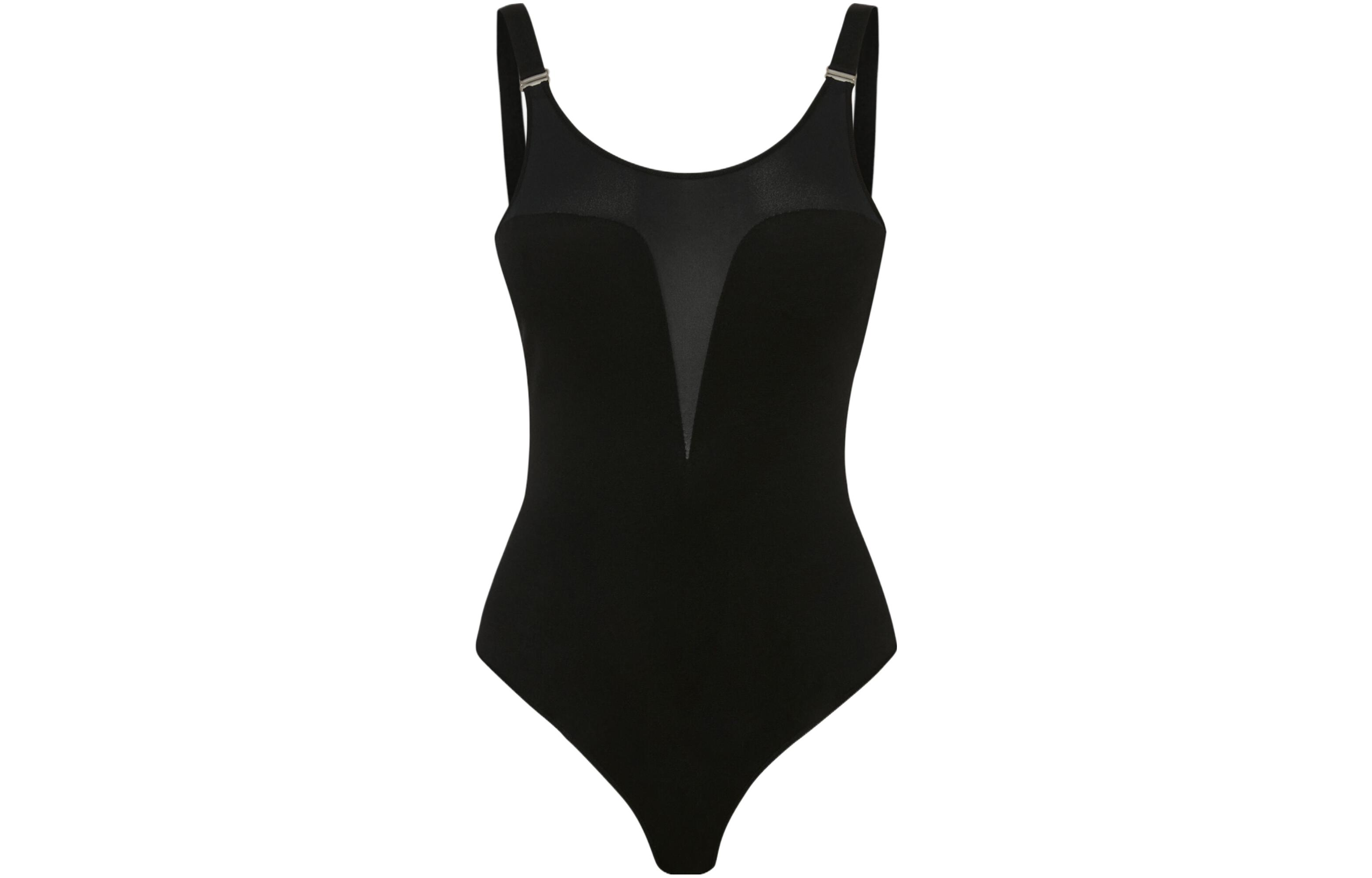 (Women) Alexander McQueen SS23  Black Sleeveless Slim Jumpsuit. 748038-Q1A5S-1000