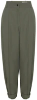 (Women) Alexander McQueen SS23 High-Waist Wide-Leg Trousers in Solid Color. 730067-QJACF-3003 (Women) Alexander McQueen SS23 High-Waist Wide-Leg Trousers in Solid Color. 730067-QJACF-3003