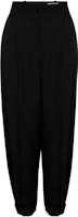 (Women) Alexander McQueen SS23 High-Waisted Wide-Leg Pants Black 730067-QJACF-1000 (Women) Alexander McQueen SS23 High-Waisted Wide-Leg Pants Black 730067-QJACF-1000