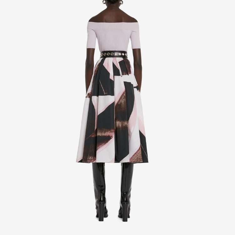 Shop (W) Alexander McQueen SS23 針織露肩羅紋上衣 淺紫色 669510-Q1AV4-5093