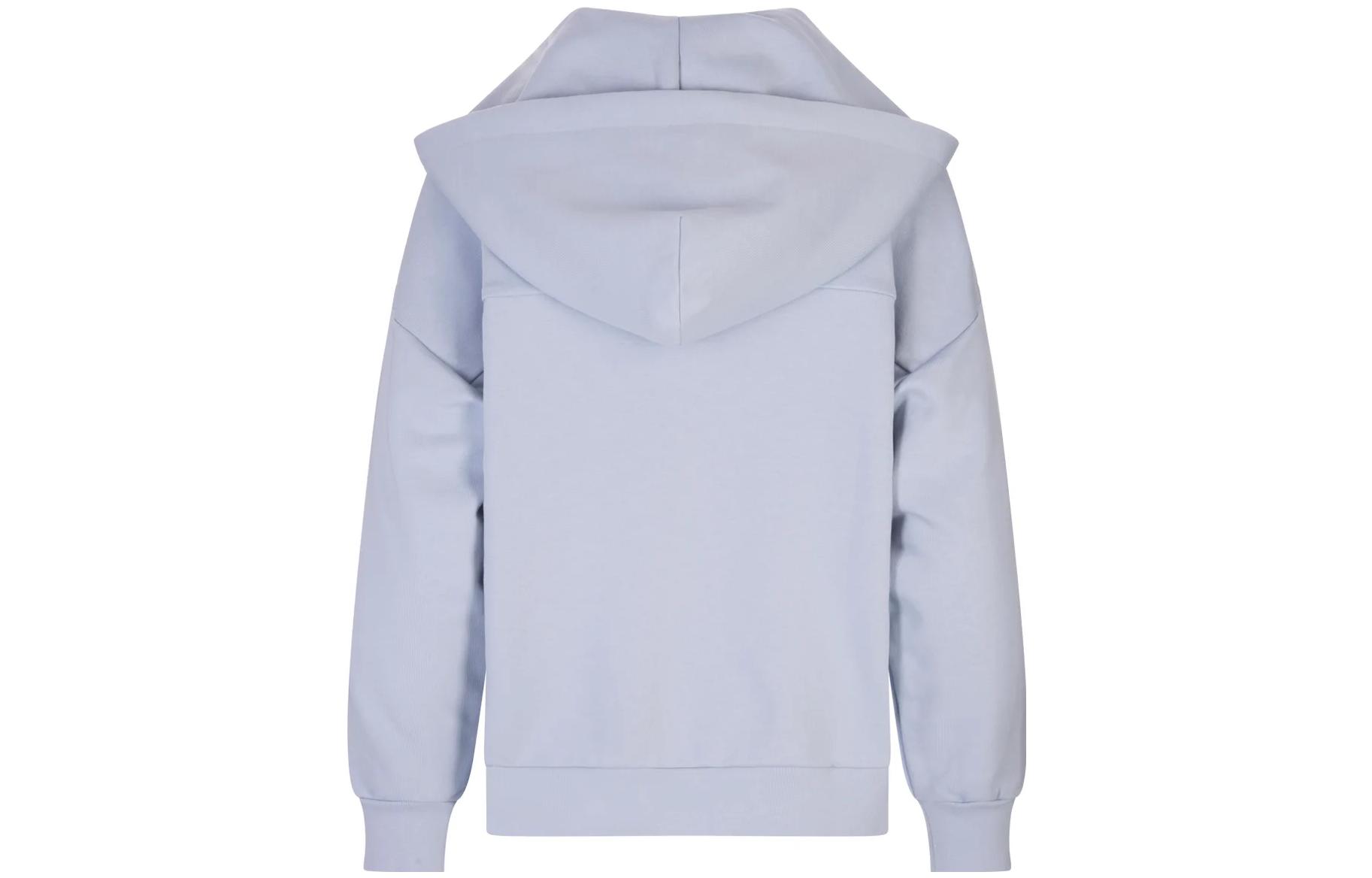 (Women) Alexander McQueen SS23 Blue Logo Print Drawstring Hoodie 674882-QZAHR-0429 圖 3