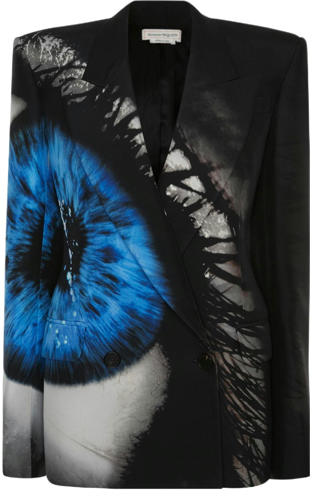 women-alexander-mc-queen-ss-23-graffiti-print-double-breasted-blazer-women-black-747893-qzaij-4155