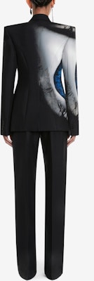 (W) Alexander McQueen SS23 Blazer Wanita Hitam Cetakan Grafiti Stylish 747893-QZAIJ-4155 Shop (W) Alexander McQueen SS23 Blazer Wanita Hitam Cetakan Grafiti Stylish 747893-QZAIJ-4155