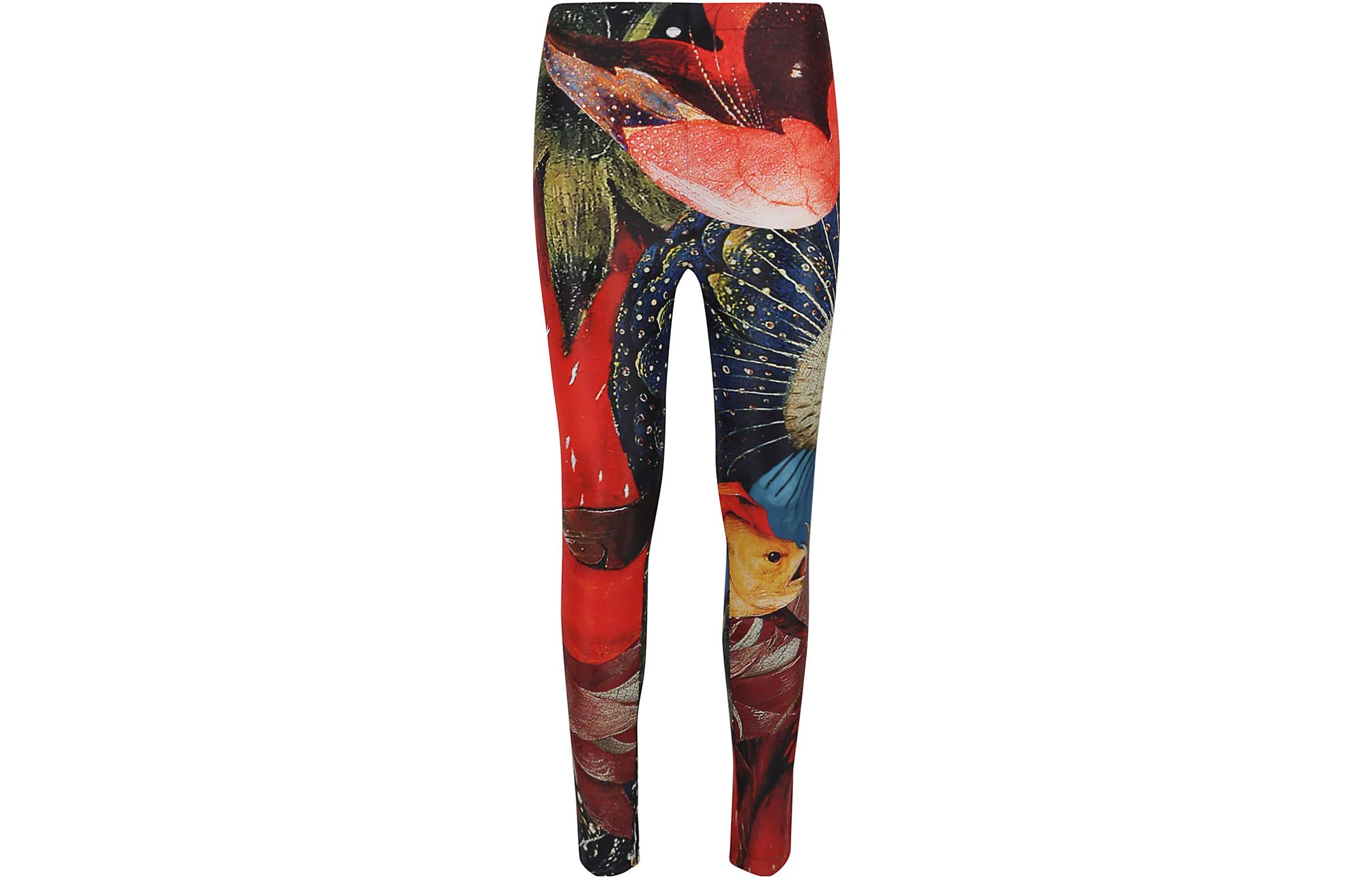 (Women) Alexander McQueen SS23 Patterned Slim Fit Leggings Women’s Multicolor 745322-QZAJB-9101