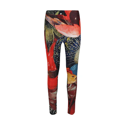 (Women) Alexander McQueen SS23 Patterned Slim Fit Leggings Women’s Multicolor 745322-QZAJB-9101