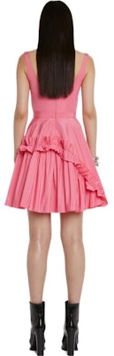 (Women) Alexander McQueen SS23 Ruffled Pink Sleeveless Mini Dress for Women. 733692-QEACM-5003 Shop (Women) Alexander McQueen SS23 Ruffled Pink Sleeveless Mini Dress for Women. 733692-QEACM-5003