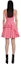 Shop (Women) Alexander McQueen SS23 Ruffled Pink Sleeveless Mini Dress for Women. 733692-QEACM-5003