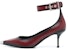 (W) Alexander McQueen Stiletto 'Punk Buckle Merah Marun' 709995WHU326088