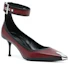 Order (W) Alexander McQueen Stiletto ''Punk Buckle Bordeaux'' 709995WHU326088