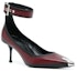 Order (W) Alexander McQueen Stiletto 'Punk Buckle Merah Marun' 709995WHU326088