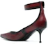 Lookbook (W) Alexander McQueen Stiletto ''Punk Buckle Bordeaux'' 709995WHU326088